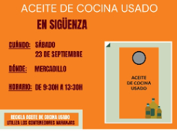 Información sobre recogida de aceite