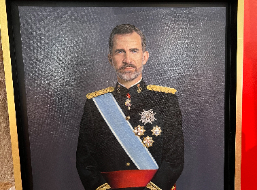 Donación de un cuadro de Felipe VI