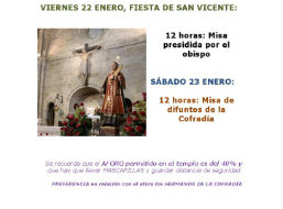 Celebración religiosa de San Vicente